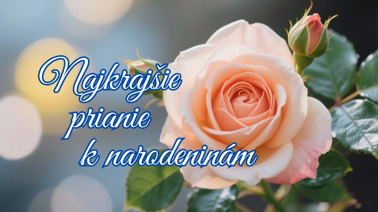V&scaron;etko najlep&scaron;ie k narodenin&aacute;m! 🎂 Najkraj&scaron;ie prianie a  video blahoželanie❤️
