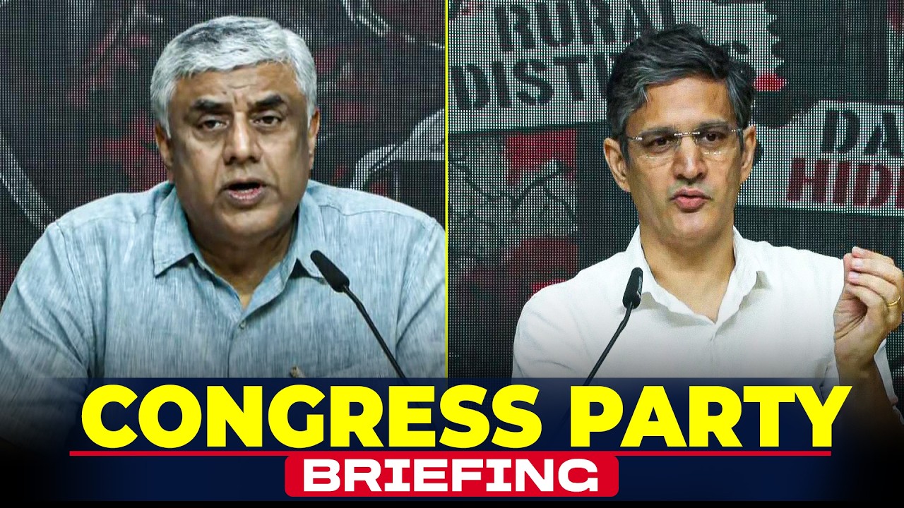 LIVE: Congress Party Briefing by Rajeev Gowda and Amitabh Dubey | BJP | AICC | 12 years of Modi Govt