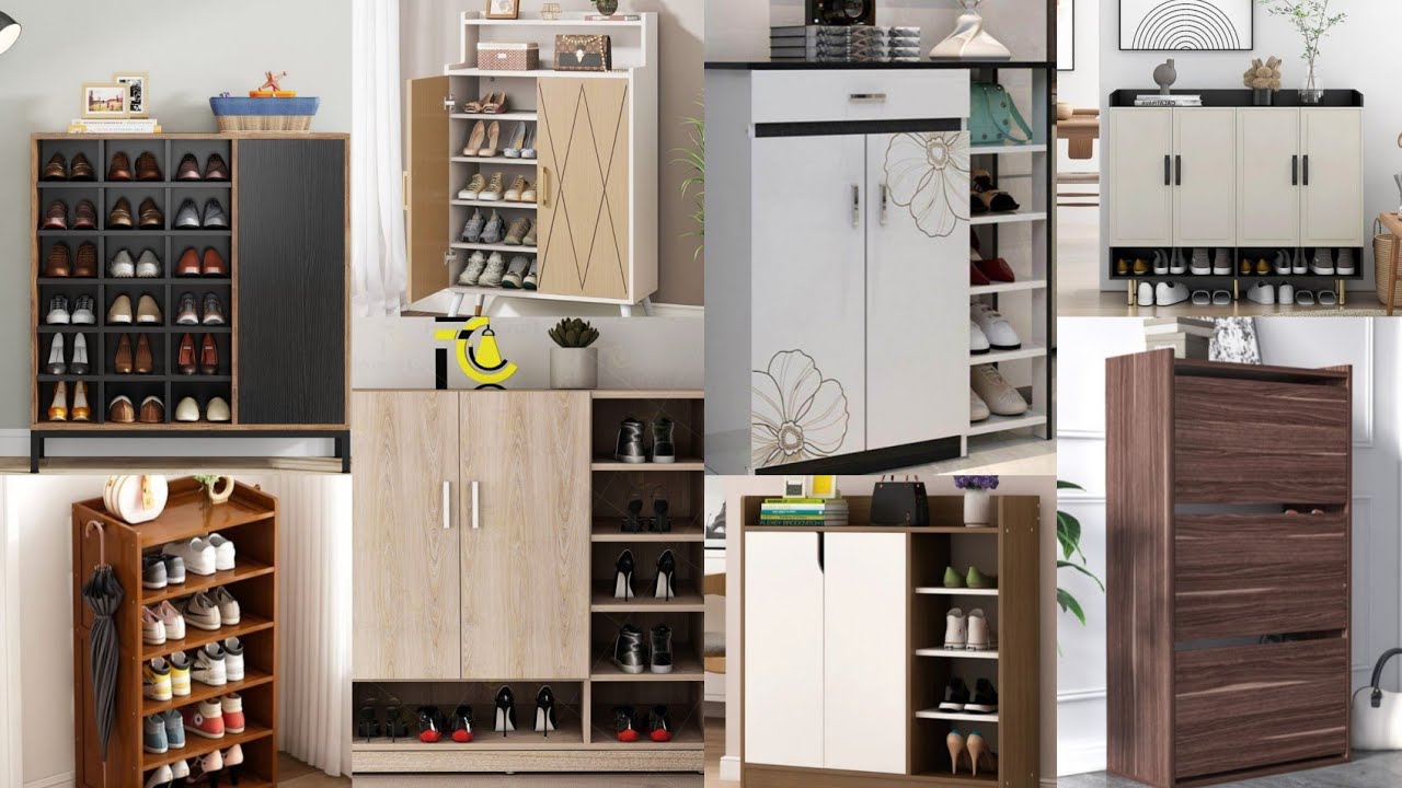 Wooden shoe cabinet design/ Modern shoe rack design ideas/shoe rack ideas/