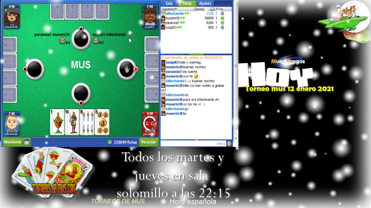 SUBCAMPEONES Torneos de mus.com 2021 01 12 22 31 02 Mundijuegos Torneos mus PLANEt26