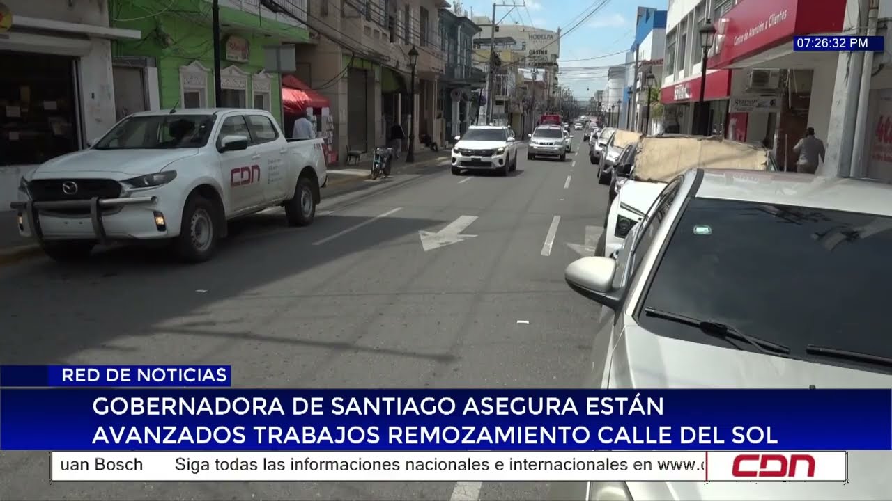 Gobernadora de Santiago asegura están avanzados trabajos remozamiento Calle Del Sol