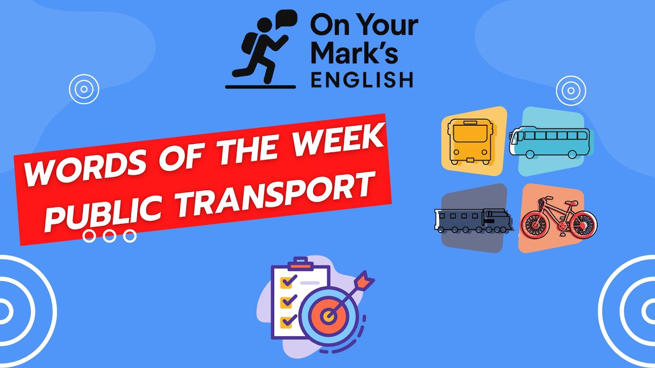 Public Transport Vocabulary in English | Weekly Words