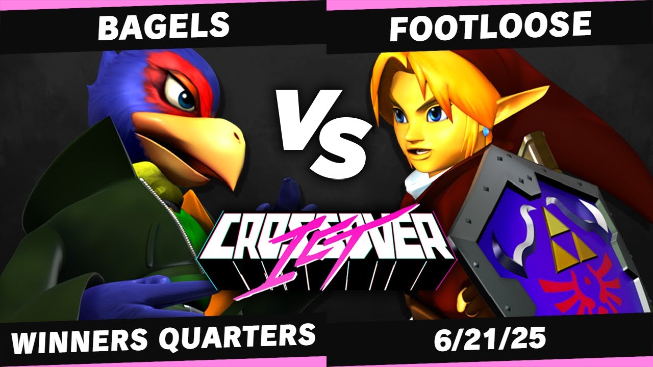 Crossover ICT #108 - BAGELS (Falco, Fox) VS. Footloose (Link) - Winners Quarters