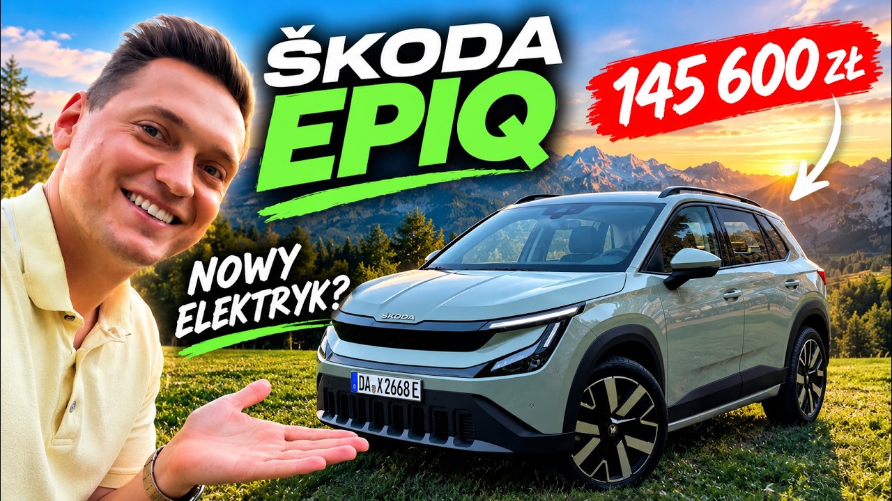 NAJTAŃSZA elektryczna SKODA EPIQ za 145 600 zł 🤔 PIERWSZA JAZDA I TEST ZASIĘGU! Warto kupić?