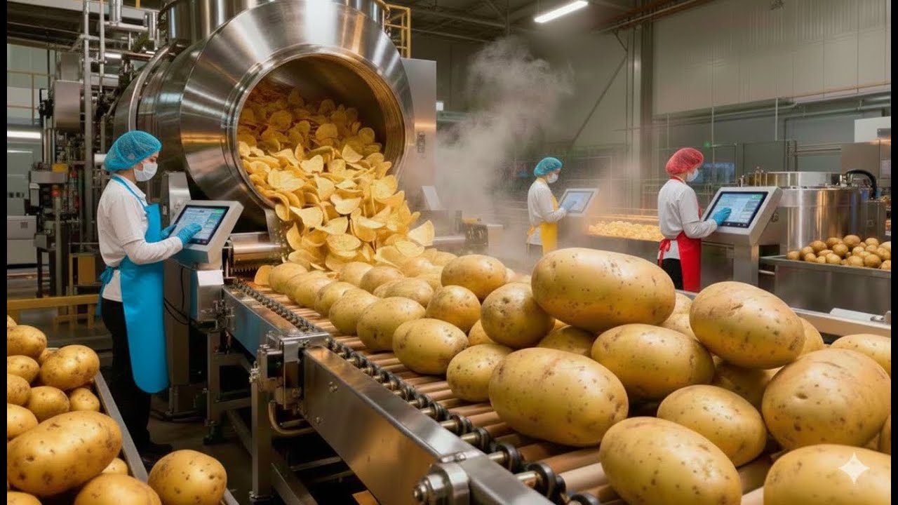 Inside a Pringles Factory: The Complete Process