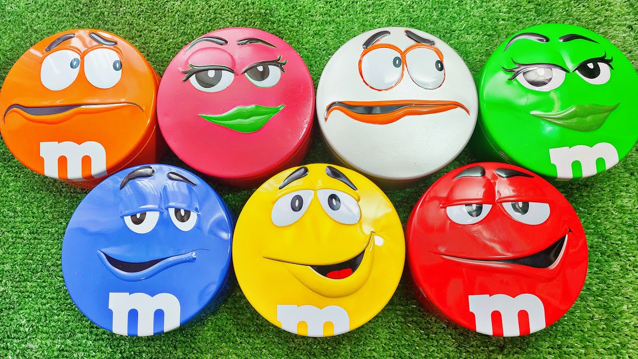 Oddly Satisfying M&M's Candy and Makeup ASMR Compilation