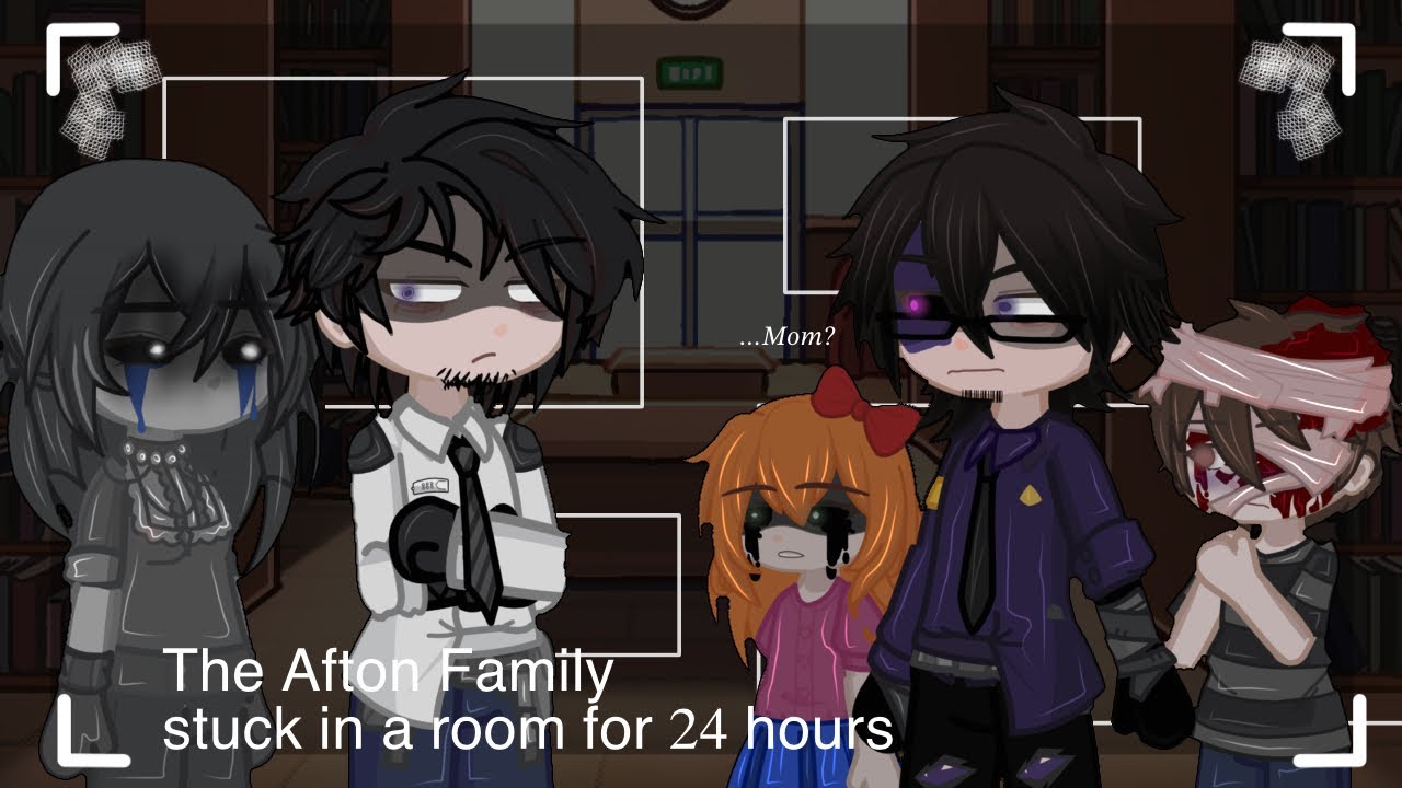 Afton Family Stuck in a Room for 24 Hours / FNAF - Gacha Club