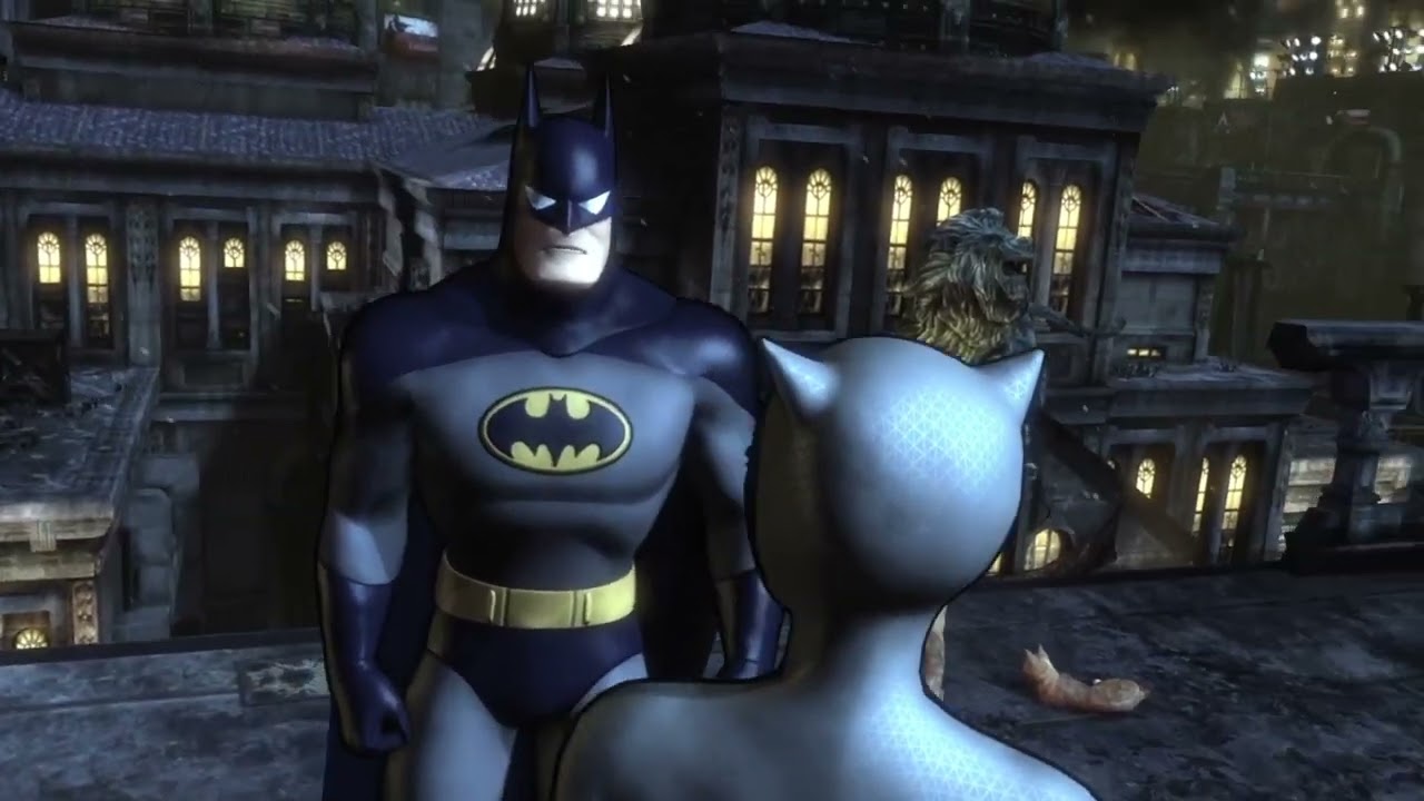 Batman And Catwoman Animated skins Free Roam || Batman Arkham City