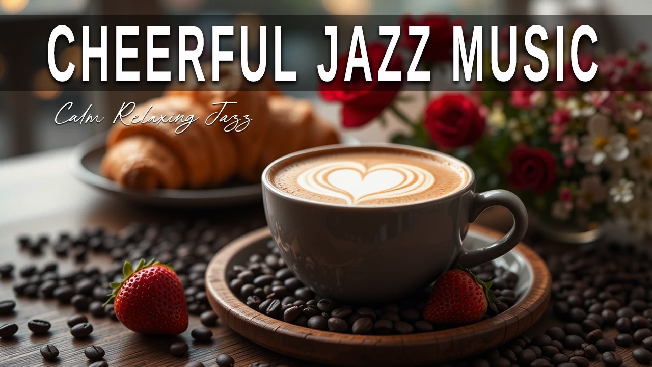Cheerful Jazz Music ☕ Bossa Nova instrumental for  Working, Studying and Stress Relief