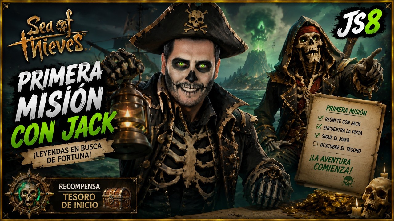 PRIMERA MISION CON JACK SPARROW!! || SEA OF THIEVES #13 ||