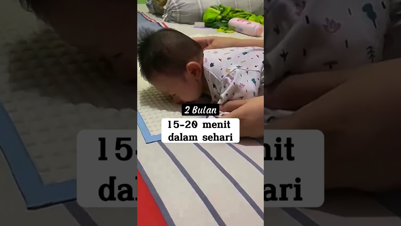 Tips Durasi Tummy Time Sesuai Usia #newborn #newmom #bayi
