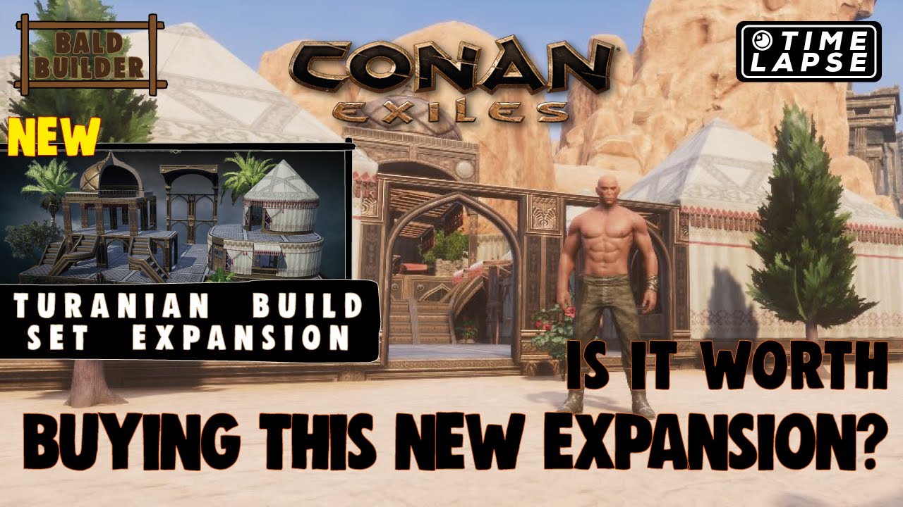 Unveiling TURANIAN Beauty: Conan Exiles New Bazaar Building Set - Is It Worth the Hype? - TIMELAPSE