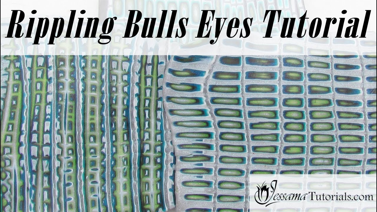 Polymer Clay Mokume Gane: Rippling Bulls Eyes Tutorial