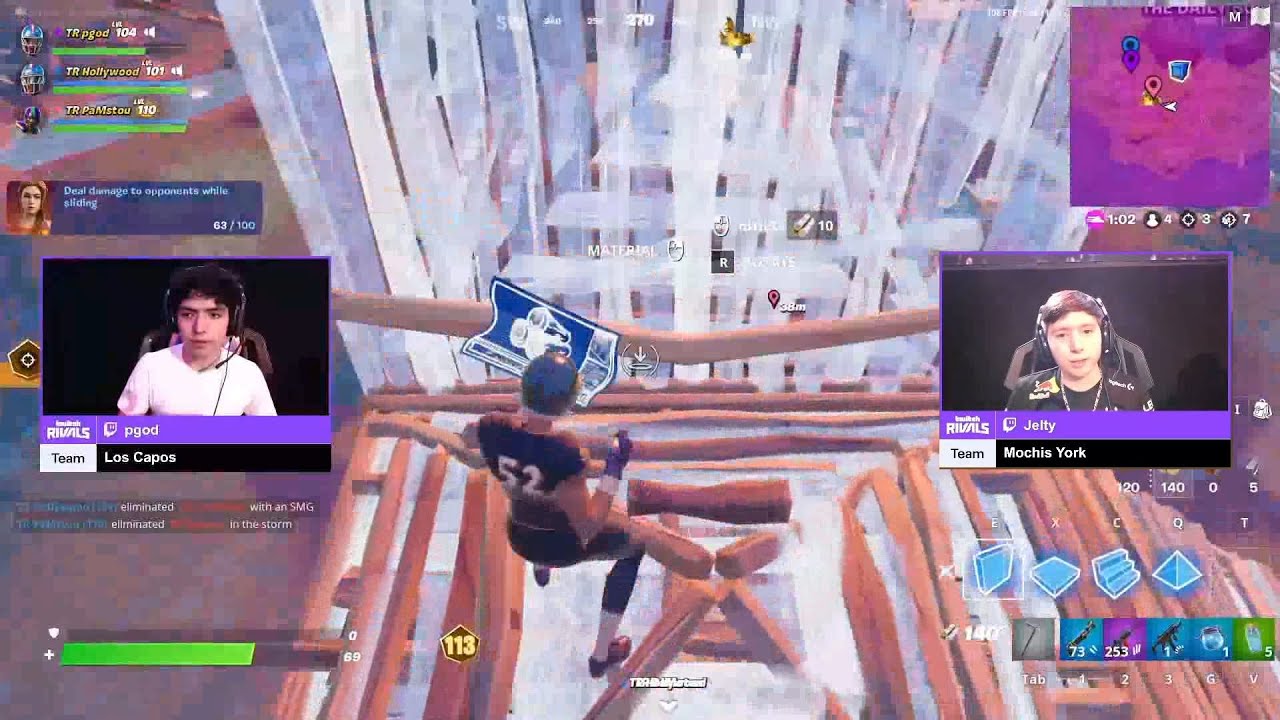 PGOD VS JELTY AMBAS  PERSPECTIVAS 🔥 STREAMER BOWL