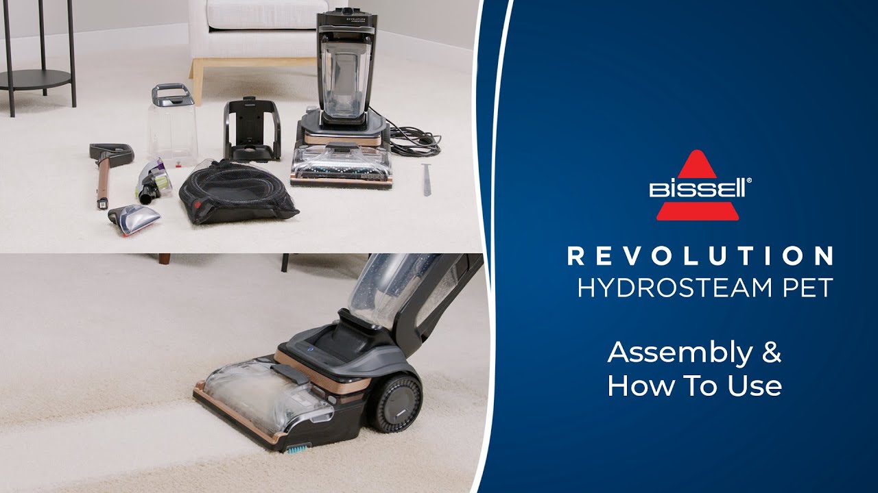 Assembly & How to Use | Revolution® HydroSteam™ Pet Carpet Cleaner