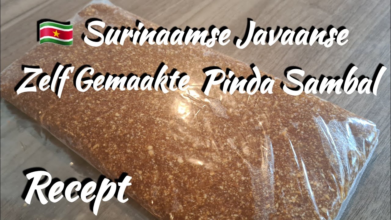 🇸🇷 Surinaamse Pinda Sambal recept| Surinamse Peanut Sauce|
