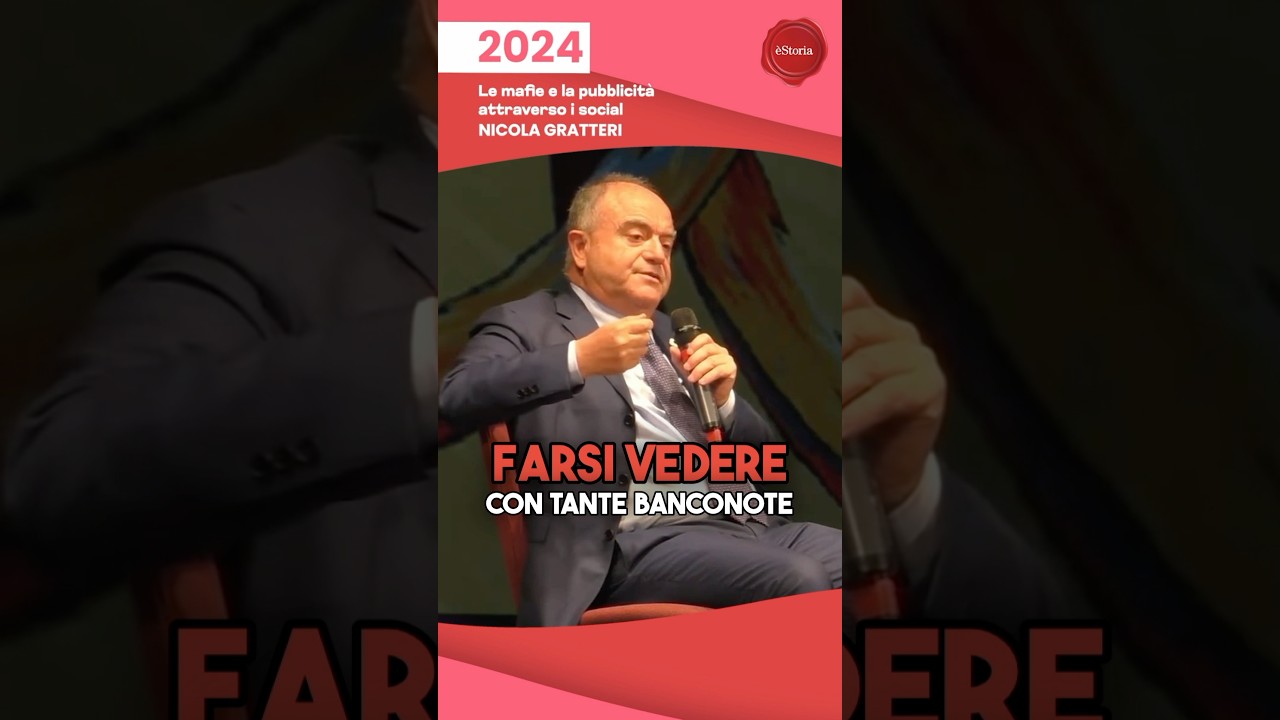 Soldi, orologi d&rsquo;oro, potere: come le mafie usano i social | NICOLA GRATTERI #Gratteri