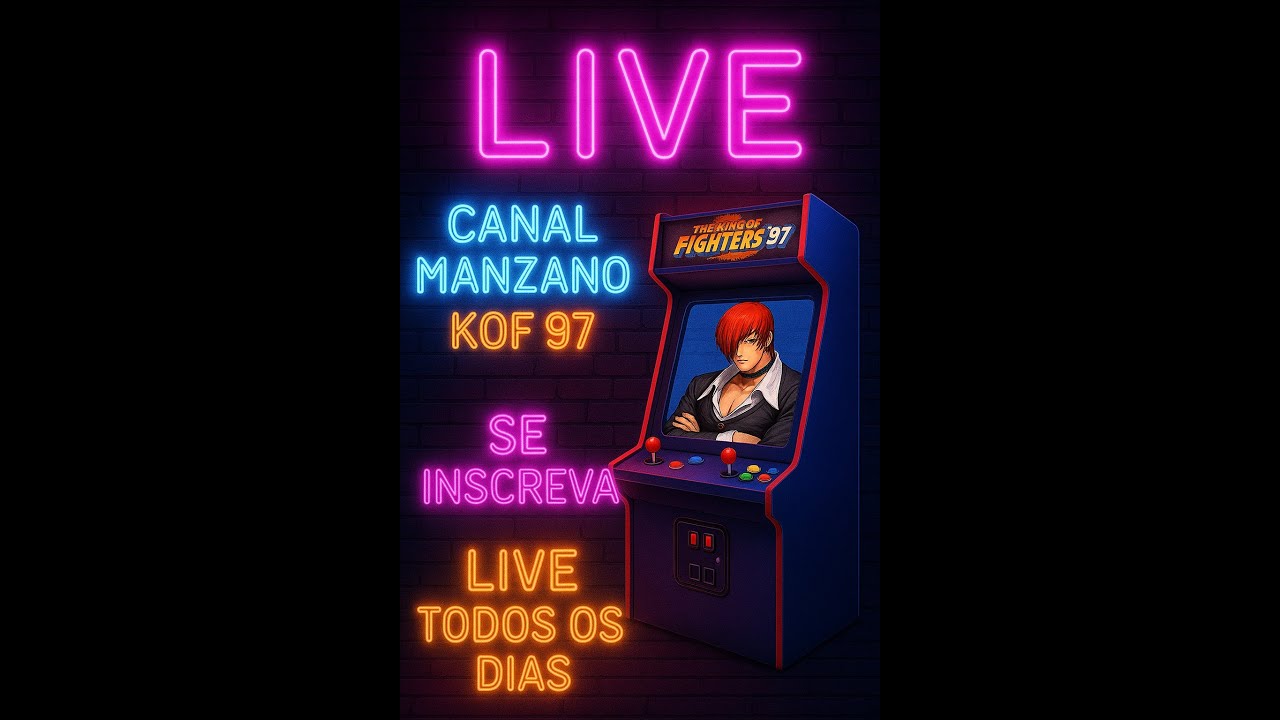 KOF97-CHATO CHOI🕹️AO VIVO🕹️LIVE + SHORTS PC  