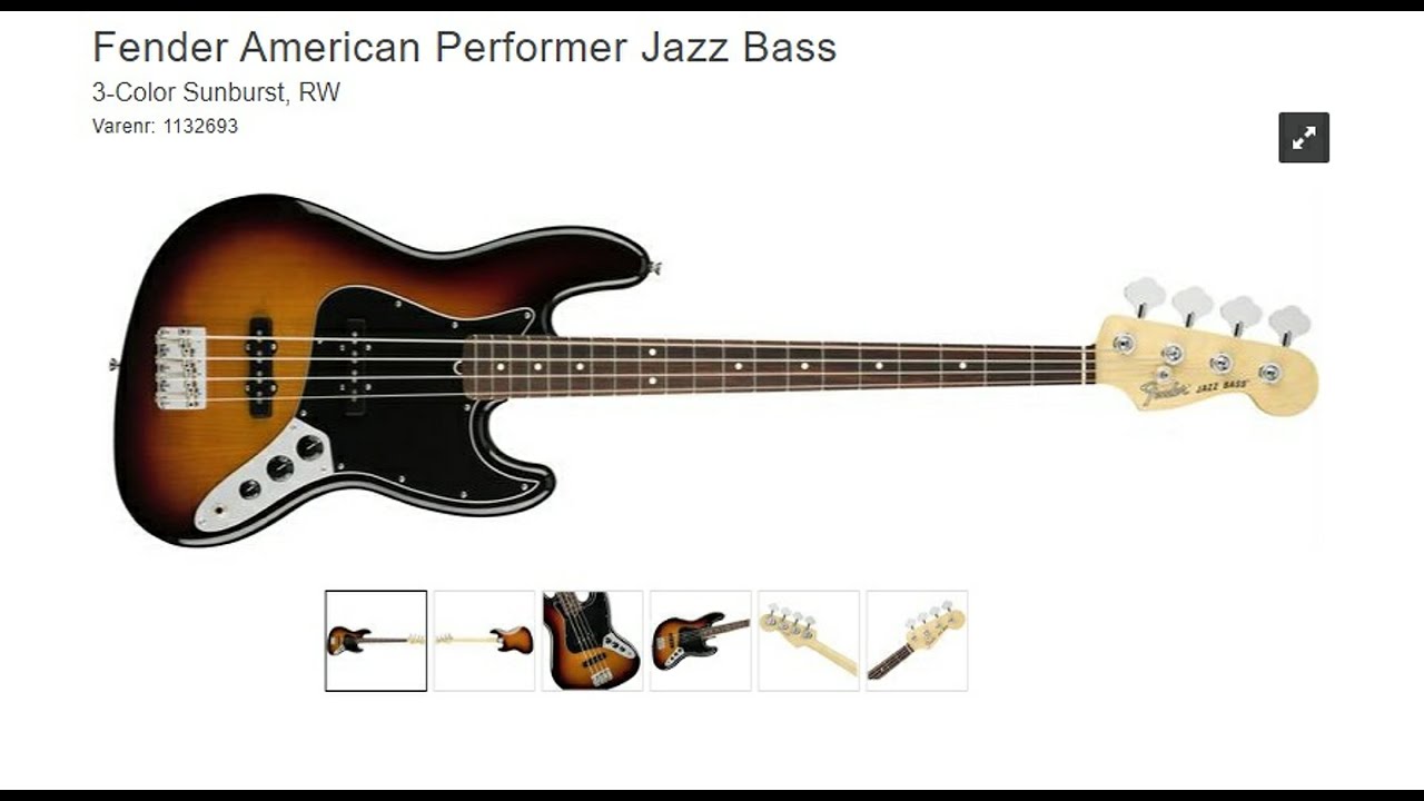 UNBOXING Fender American Performer Jazz Bass