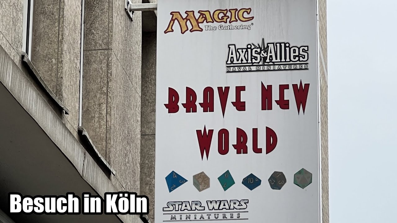 Zu Besuch: Brave New World in Köln (Rundgang mit Thomas)