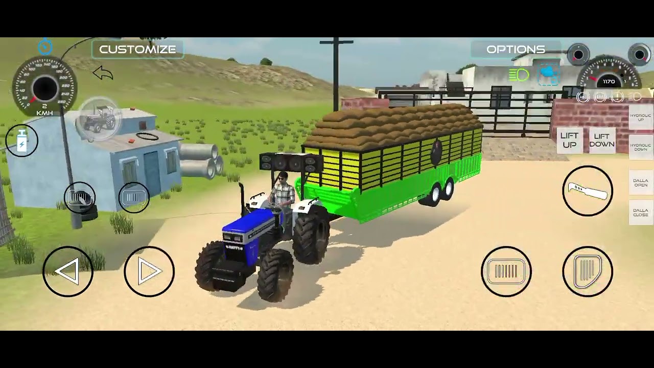 Swaraj 744 old 4x4 off-road vehicle please saport subscribe to my channel rohit gaming 100 
