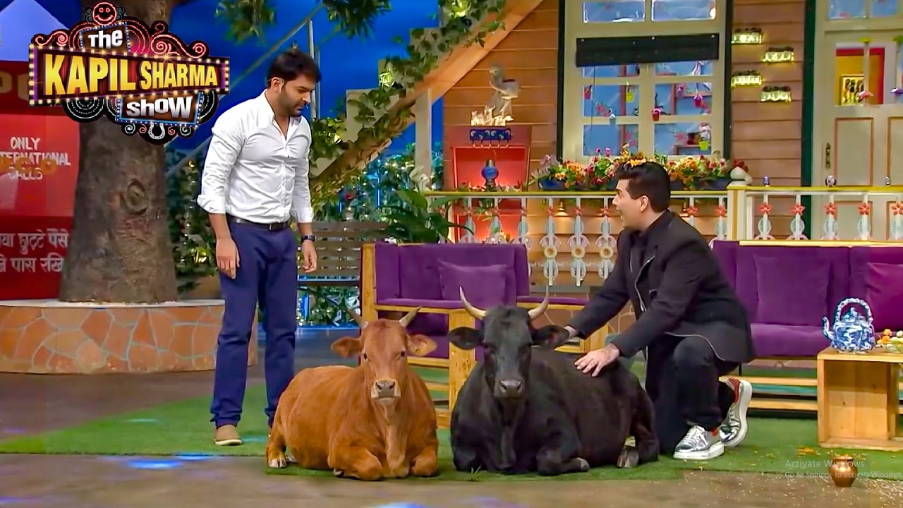 जब स्टूडियो में घुस आईं दो गाएं! देखिए आगे क्या हुआ | The Kapil Sharma Show