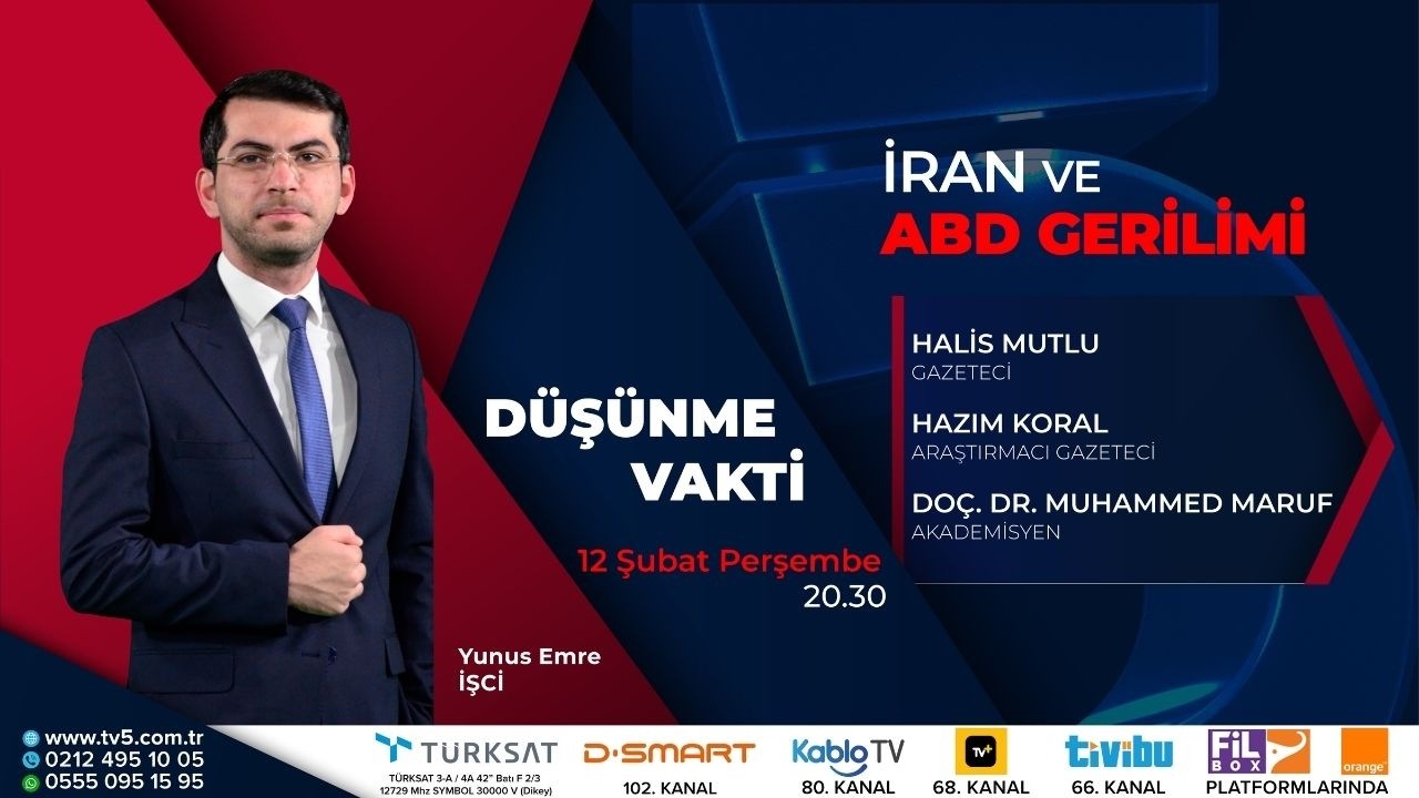 🔴 #CANLI | Bölgesel gelişmeler nasıl şekilleniyor – Düşünme Vakti – Yunus Emre İşci