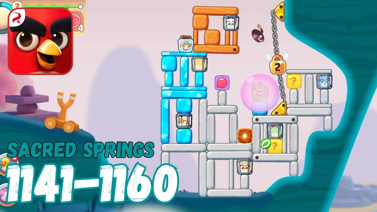 Angry Birds Journey: Levels 1141-1160 (Sacred Springs) Gameplay - Part 58