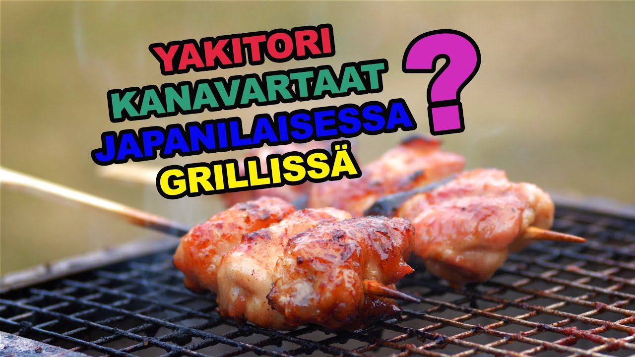 Japanilaisen Kasai Konro grillin testausta ja Yakitori-vartaiden tekoa | Japanilaisia herkkuja