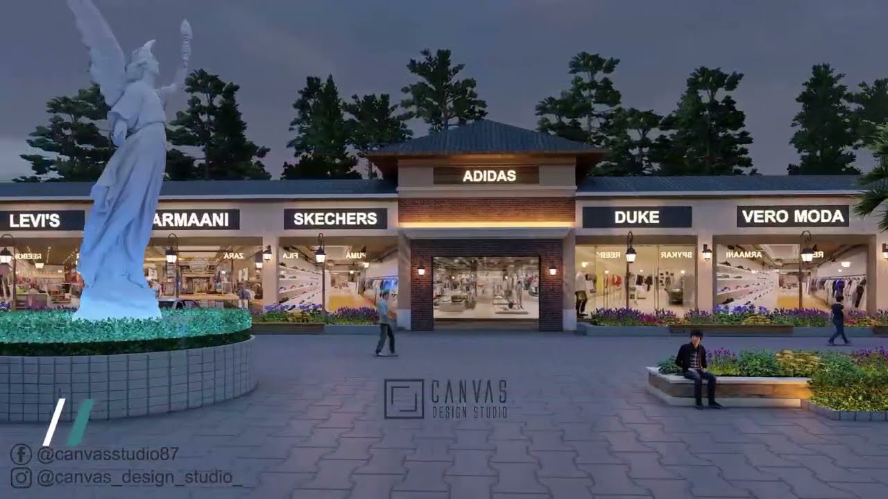 3D WALKTHROUGH OF SHIVA COMPLEX COMMERCIAL MARKET