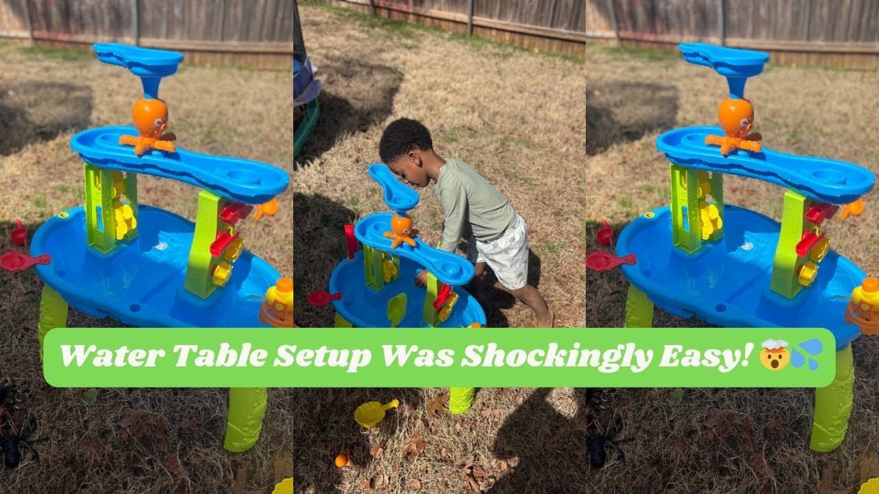 Amazon Water Table Review 💧 | Easy Backyard Activity for Kids at Home