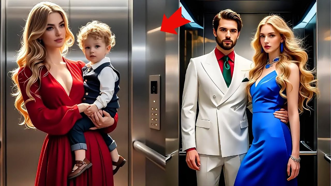 EL MILLONARIO ESTABA EN EL ASCENSOR CON SU PROMETIDA HASTA QUE SU EX ENTRÓ CARGANDO A SU HIJO.