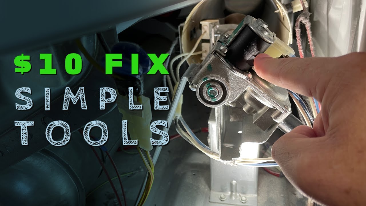 Whirlpool Duet Gas Dryer Not Heating | Gas Valve Solenoid Coils Replacement