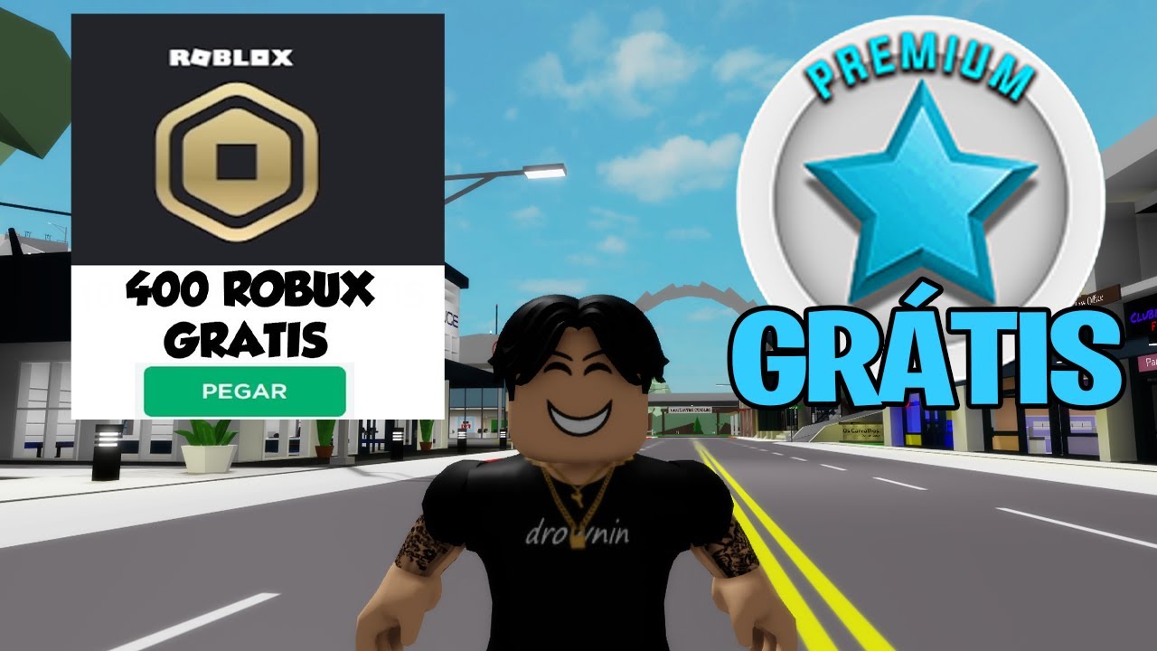 EXCLUSIVO! GANHE O PREMIUM e 400 ROBUX de GRAÇA NO ROBLOX?