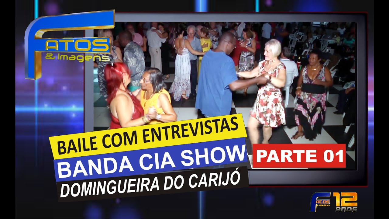 Seresta do Carijó com a Banda CIA SHOW parte 01 Baile da Terceira Idade