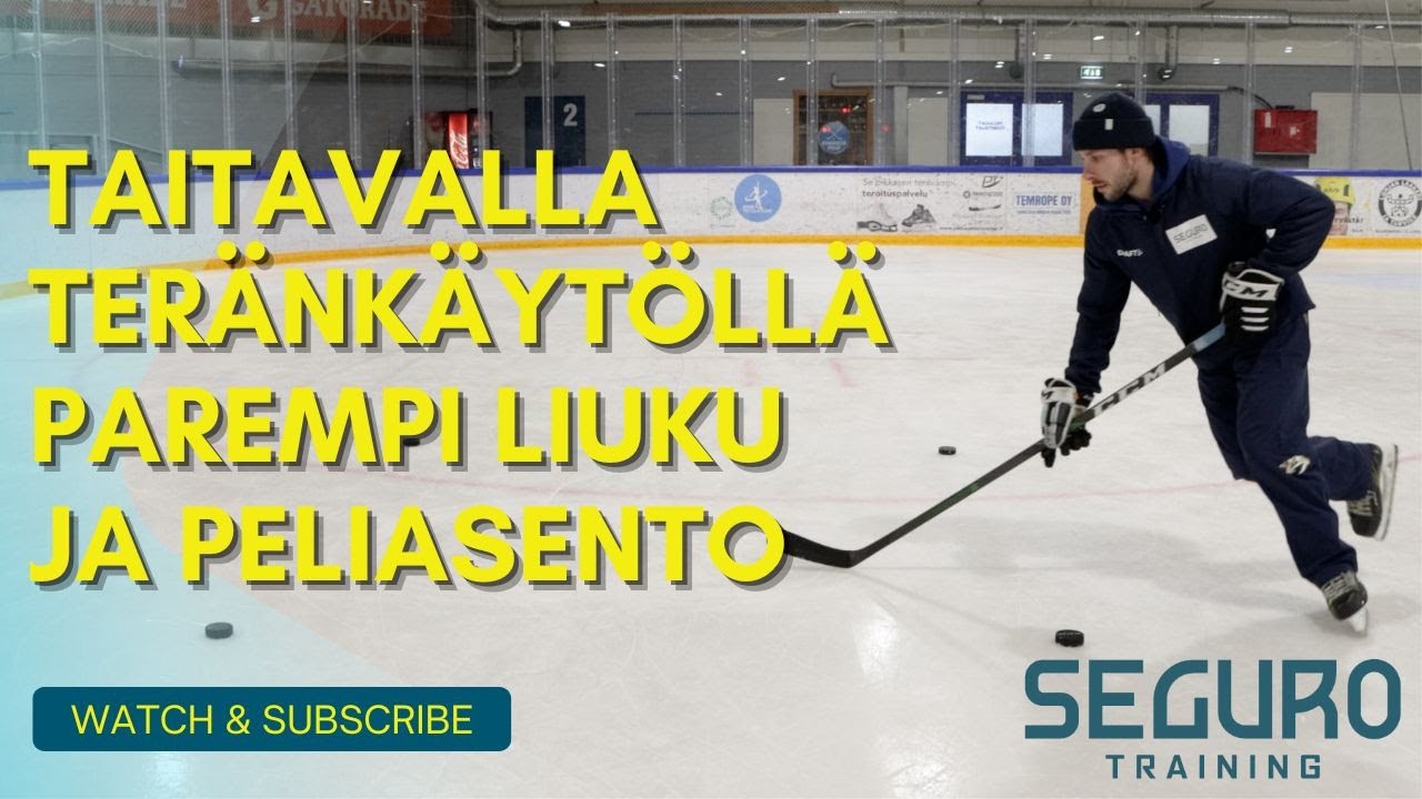 Taitavalla teränkäytöllä parempi liuku ja peliasento