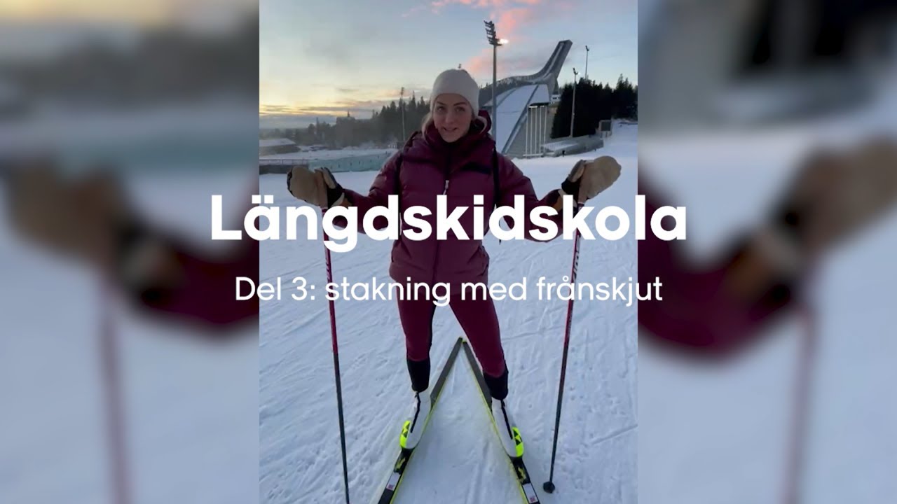 Therese Johaug Stakning med frånskjut