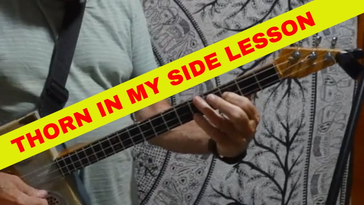 Thorn In My Side Guitar (cigar box) Tutorial. Annie Lennox, Dave Stewart, the Eurythmics