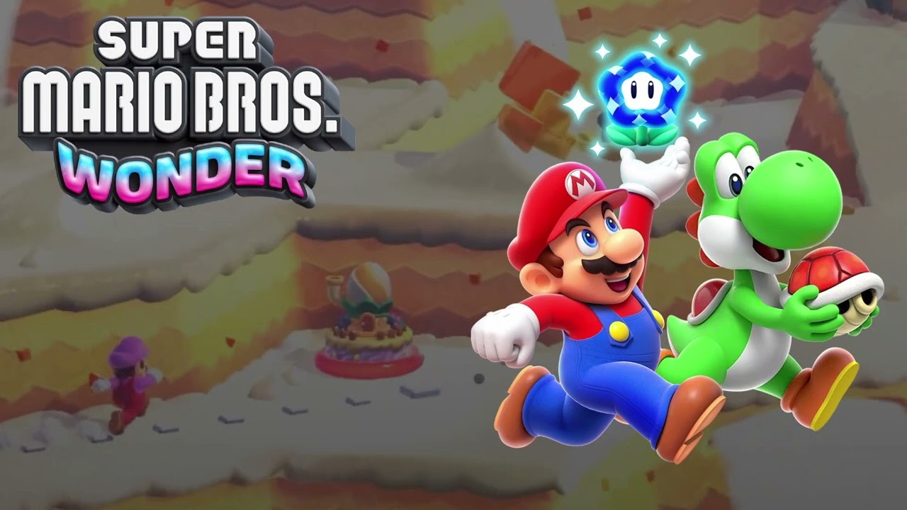 Sunbaked Desert Map (Sand) - Super Mario Bros. Wonder (Slowed Down)