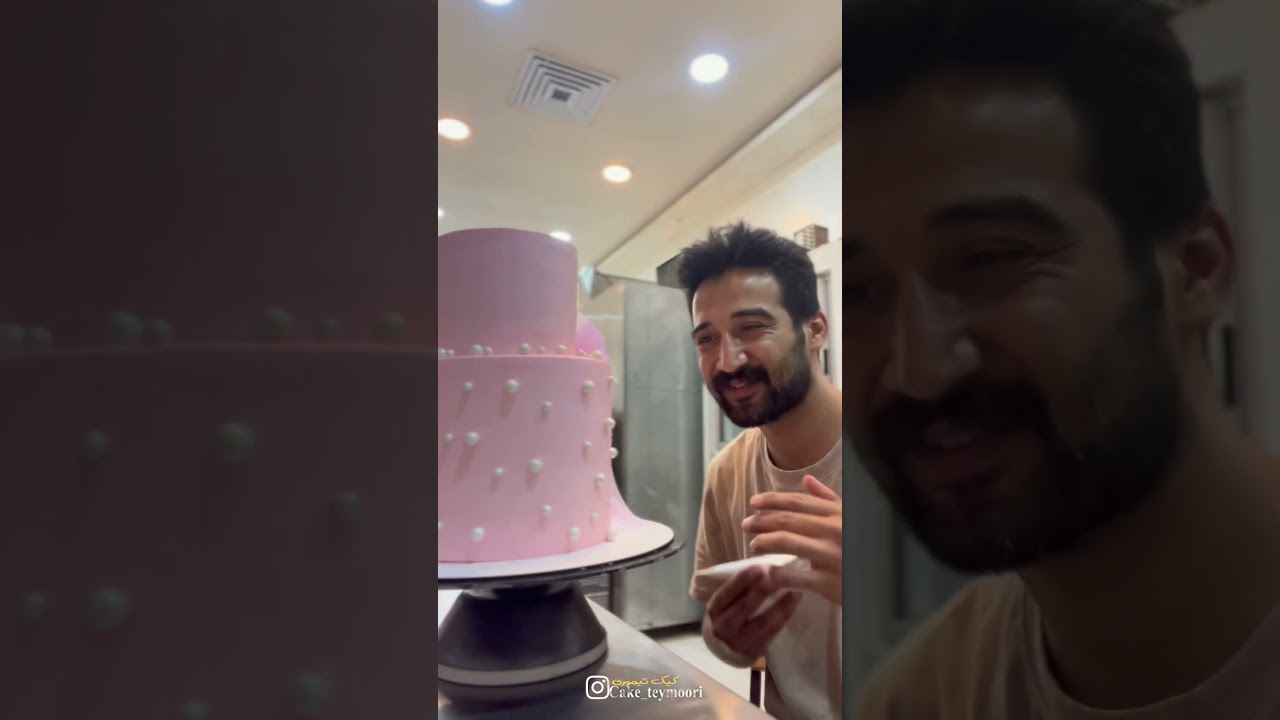 درست کردن کیک دوطبقه🟢توضیحات کامل در ویدئو #cake #trending #cakefood #food #رژیمی #dessert