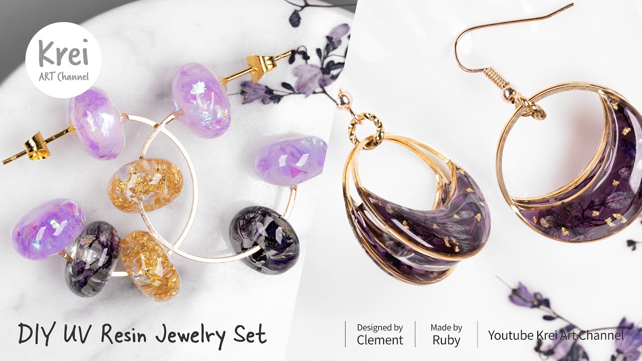 【UVレジン】魅惑のパープルコレクションセット〜♪ UV Resin-Enchanting purple Collection Set!