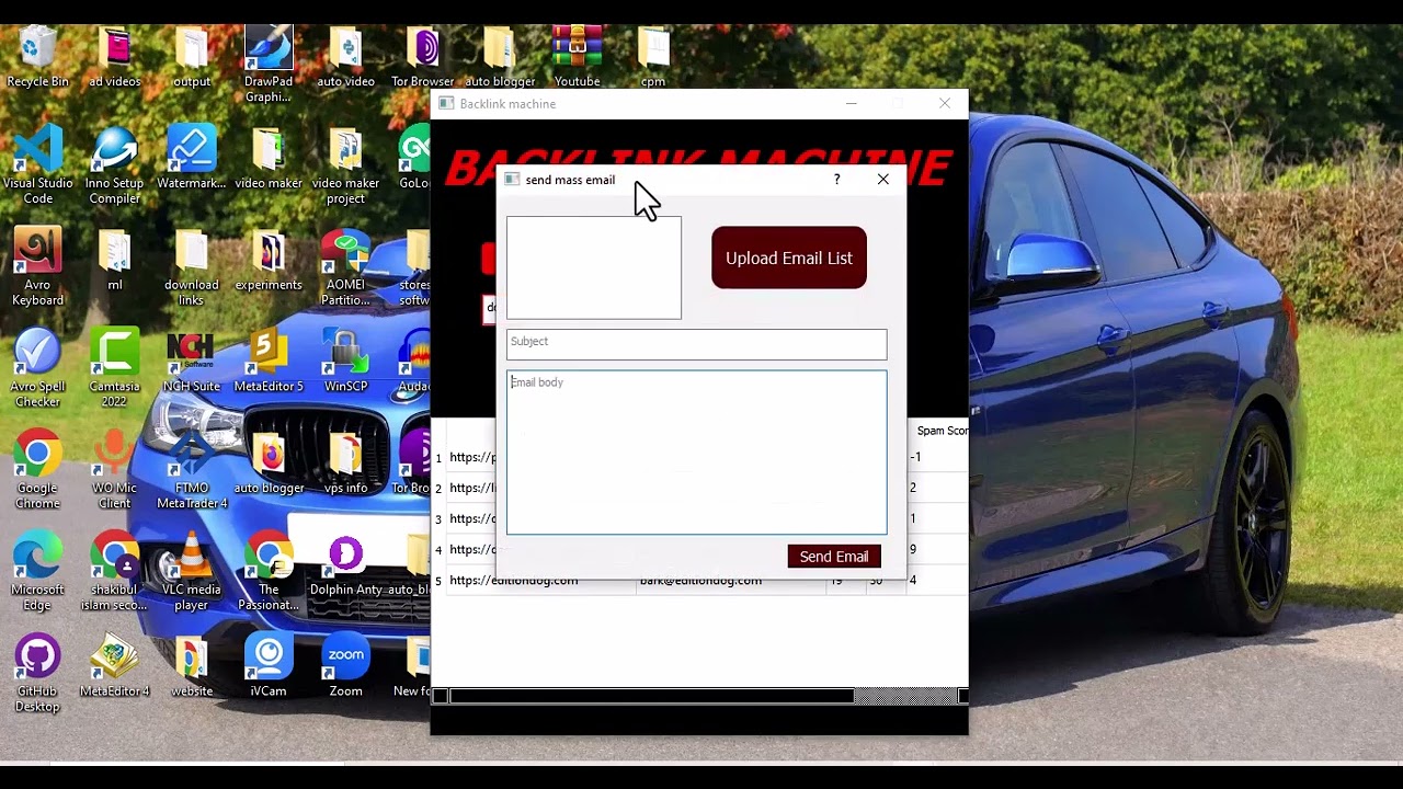 backlink machine software