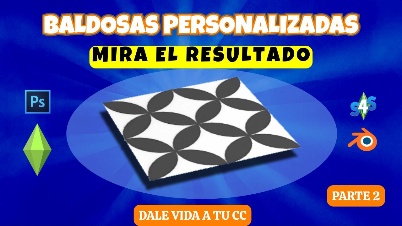 Transforma tu Baldosa en CC Profesional en Blender 🌟 Tutorial Sims 4 Parte 2