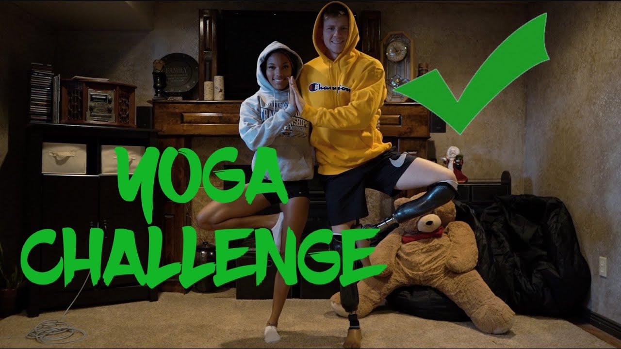 Couples Yoga Challenge *This is IMPOSSIBLE* |Tara and Hunter|