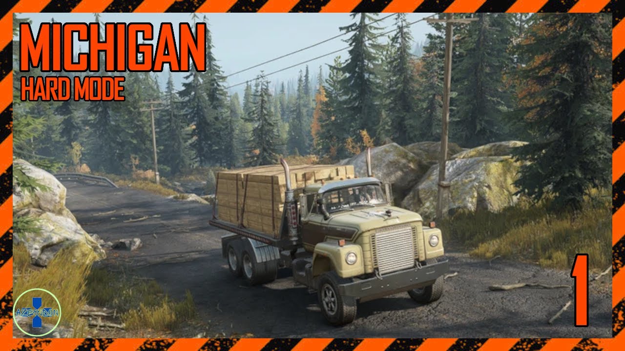 Black River | Hard Mode | Michigan | Part 1 | SnowRunner