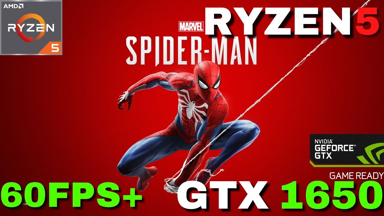 Marvel's Spiderman Remastered PC GAMEPLAY GTX 1650 RYZEN 5 3550H 16GB RAM