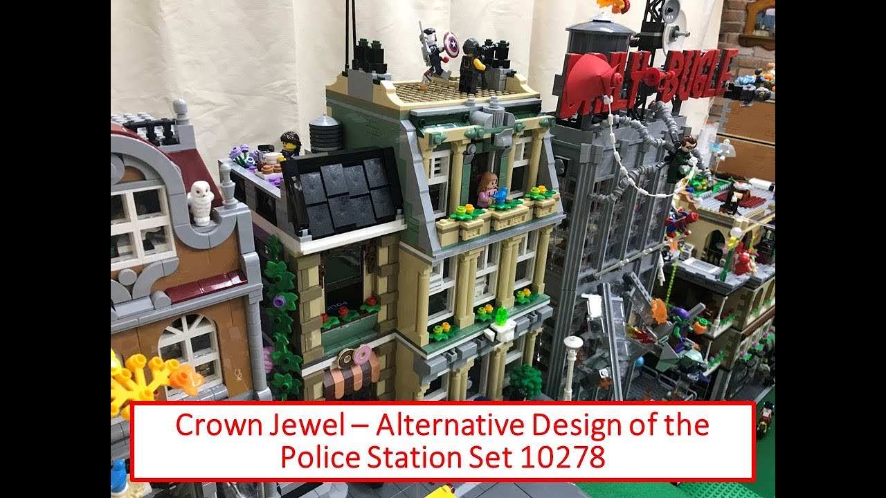 LEGO MOC - Crown Jewel - Alternate Design of the Police Station Set 10278