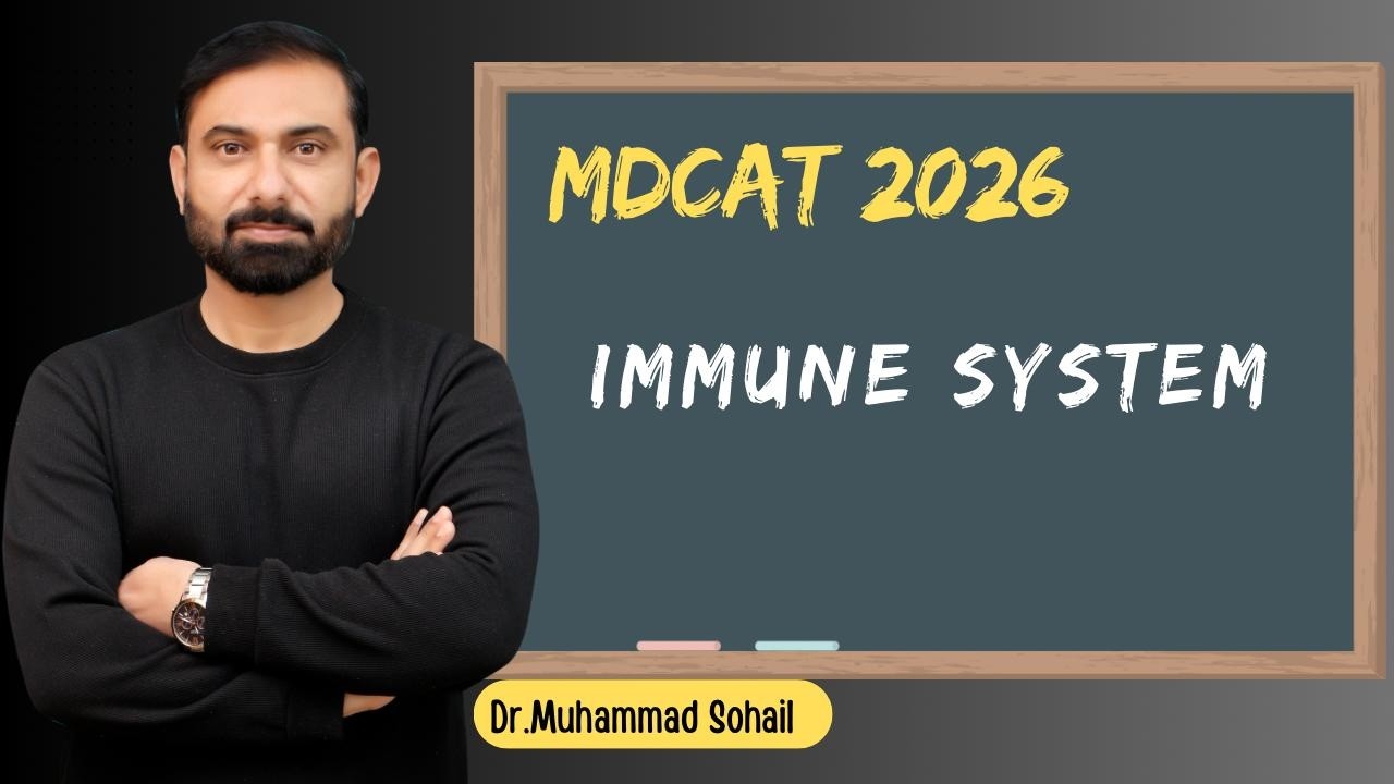 MDCAT 2026 | Lecture 20  | Immunity |  Dr Sohail