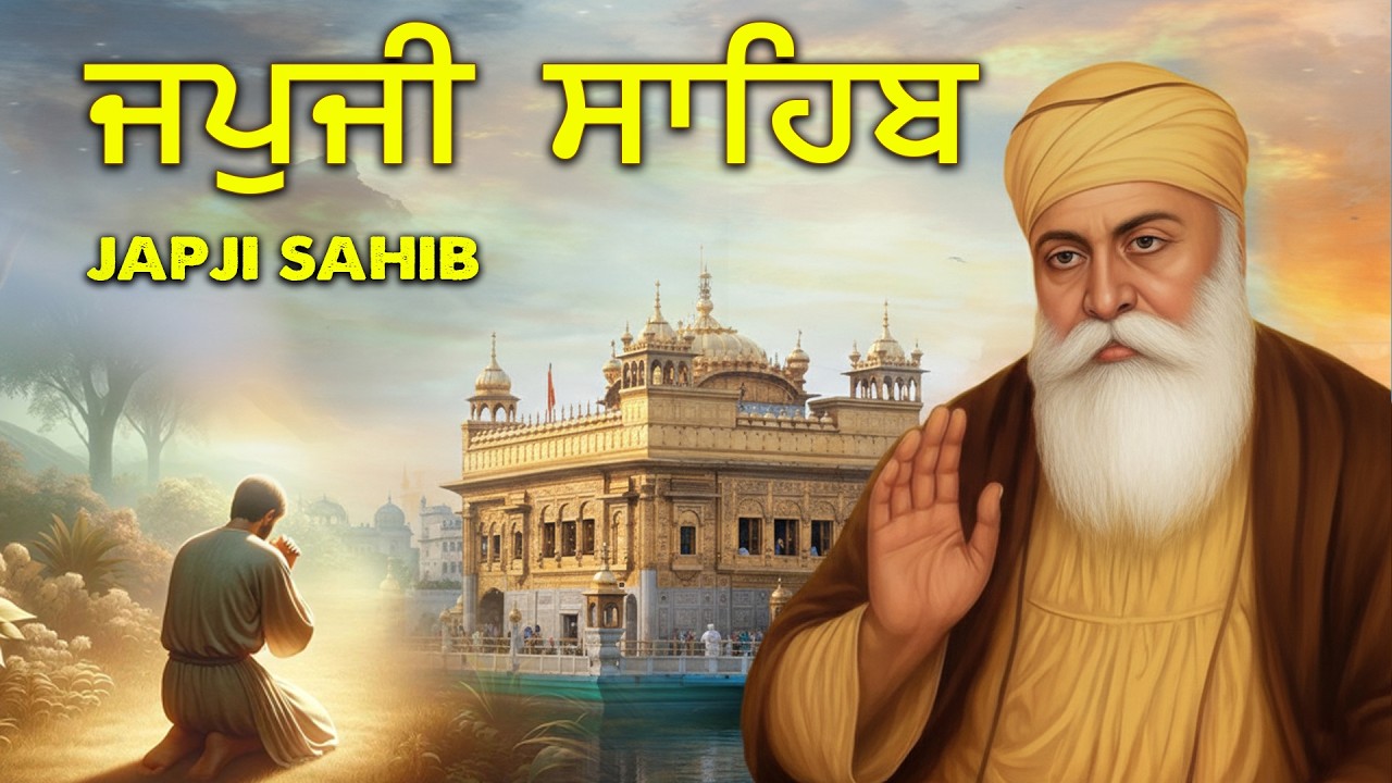 Morning Prayer (ਜਪੁਜੀ ਸਾਹਿਬ )Japji Sahib | ਬਹੁਤ ਹੀ ਮੀਠੀ ਆਵਾਜ਼ ਵਿਚ | Lyrical Video #sikhprayer #nitnem