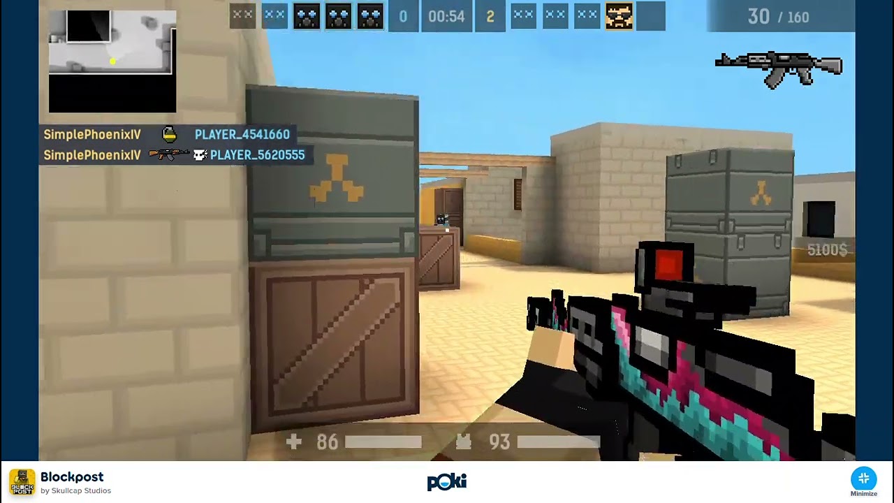 16 Kill game in Blockpost With ace | Bomb Mode